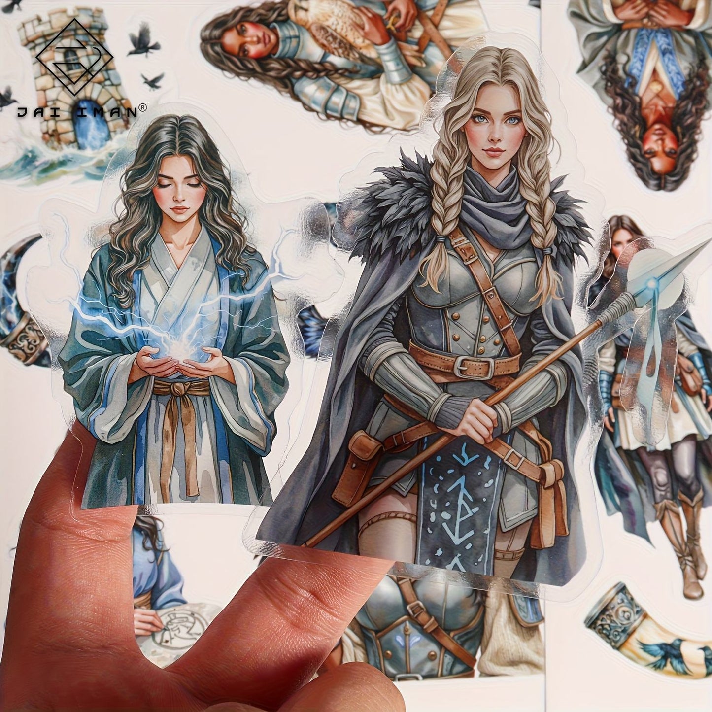 20 sheets Storm Hunter Dragon Sticker Book