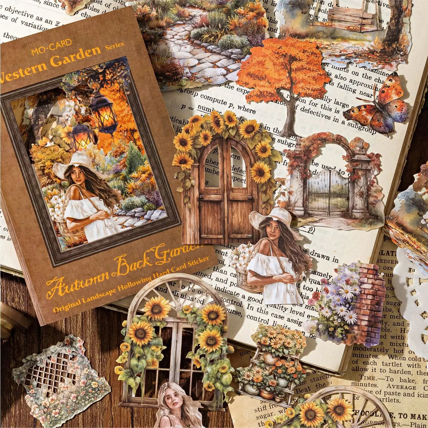30 Pcs Sicily Garden Series Decorative stickers