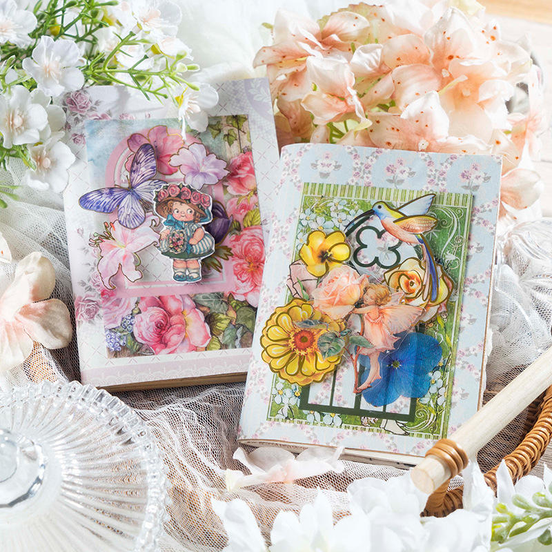 10 Pcs Windowsill Garden Series Window Frame Stickers