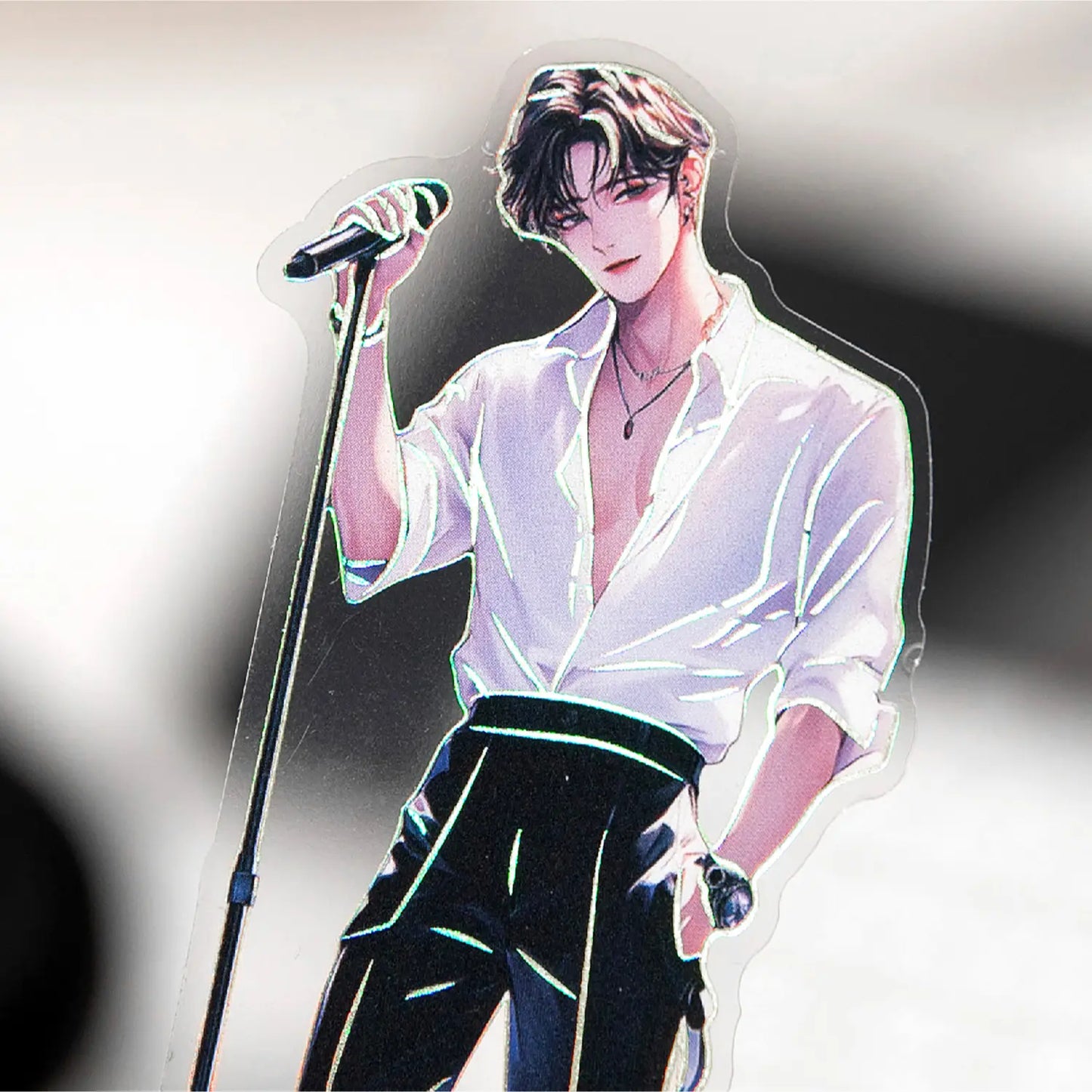 10 Pcs Men Themed Korean singer pet sticker pack