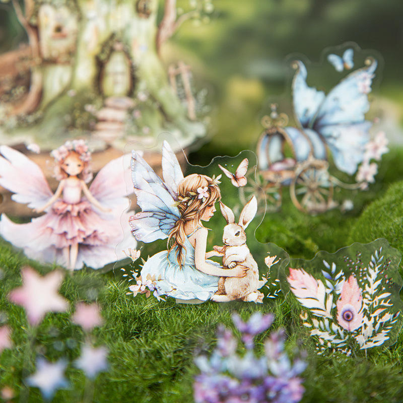 20pcs Forest Spirit Secret Shadow Series Forest Theme Stickers