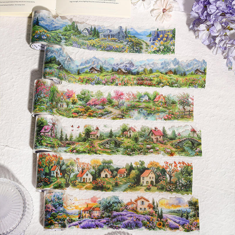 2M Roll Small Town Wild Series PET Landscaping Tape