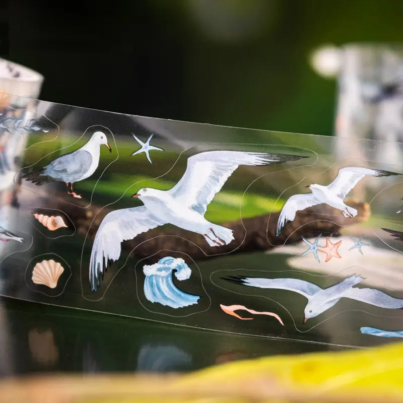 45mm*200cm Birds Among The Cloud Series Cute Bird Landscaping Pet Tape