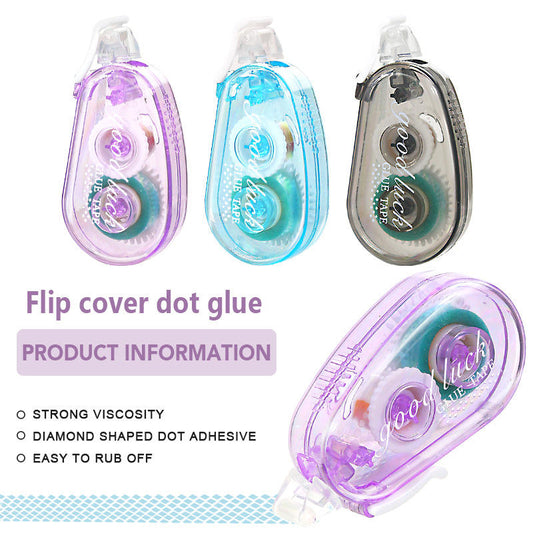 1pc High Viscosity Transparent Adhesive Flip cover Dot Glue Tape
