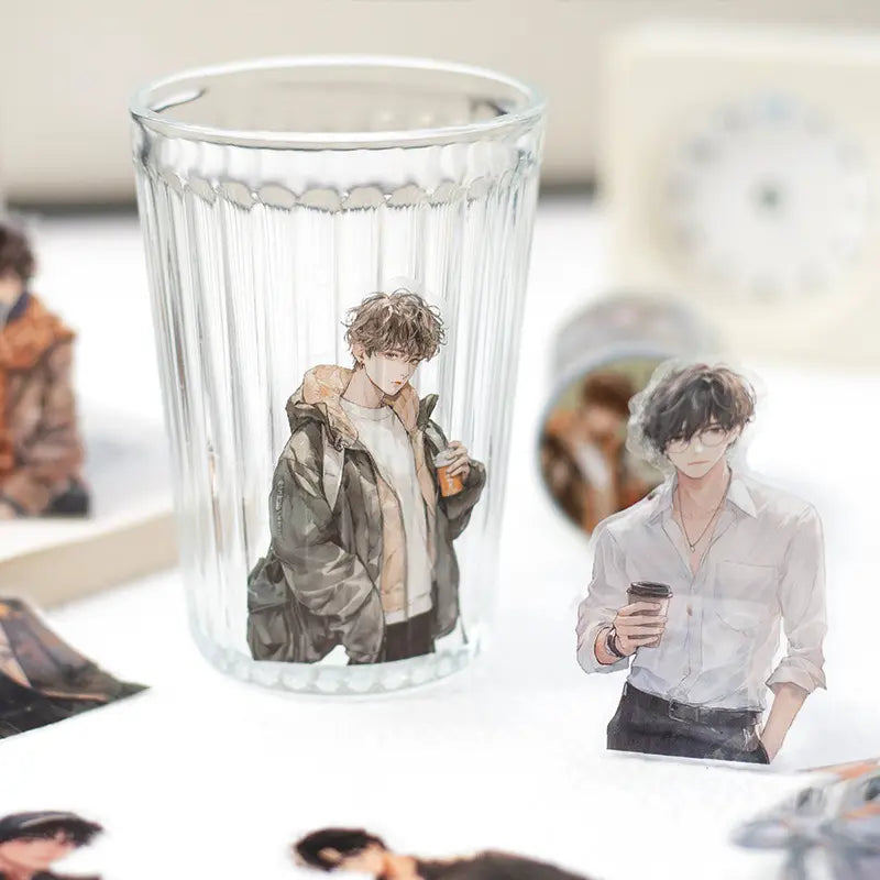 1 Roll Heartwarming Weekly Series Youth Teenager Sticker Tape