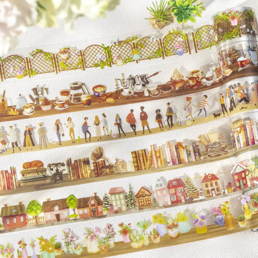 1 Roll Life Encounter Series people and houses PET Tape