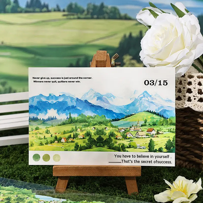 4 Rolls/box Soft Island Landscaping Pet Tape set