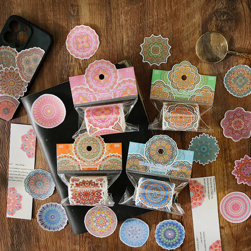 2M Roll washi shimmering sanding Mandala Search Series tape