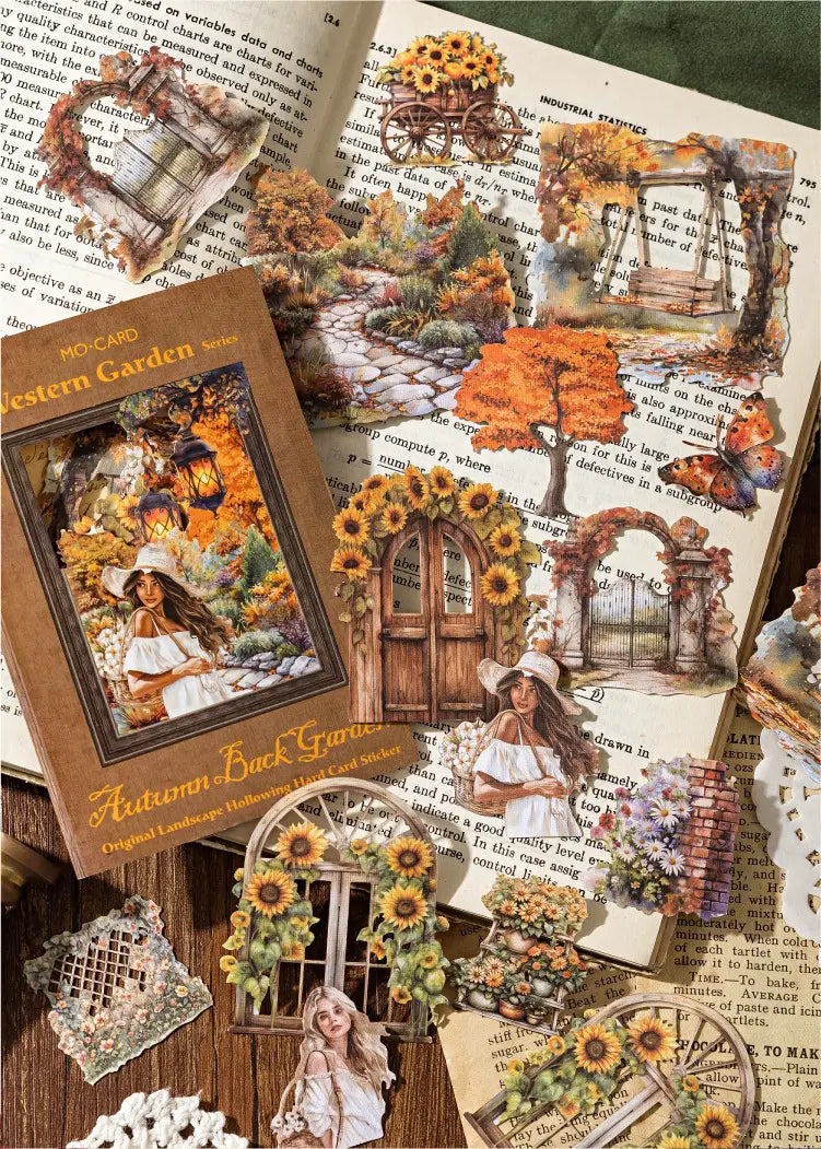 30 Pcs Sicily Garden Series Decorative stickers