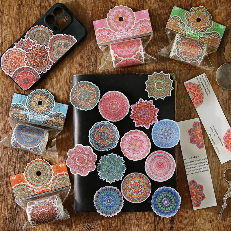 2M Roll washi shimmering sanding Mandala Search Series tape