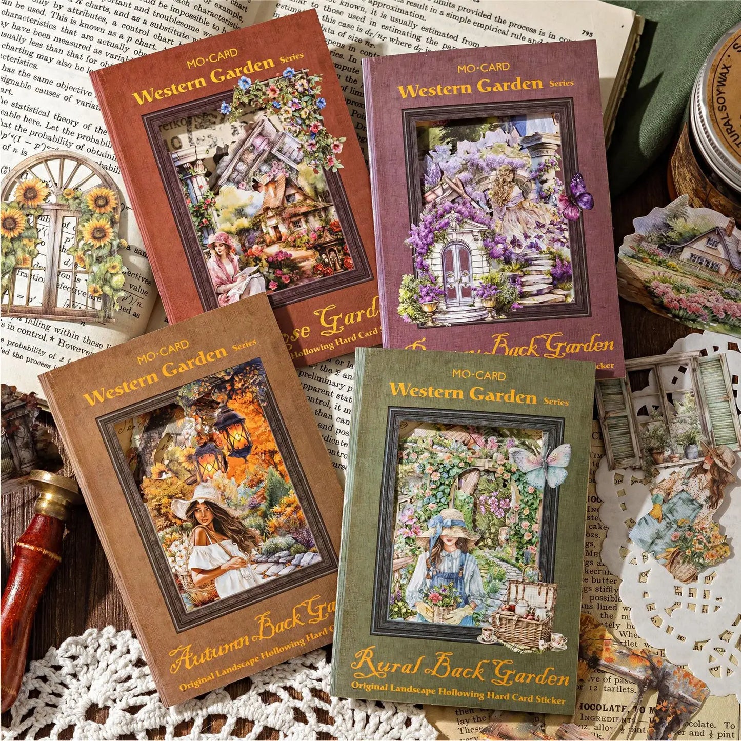 30 Pcs Sicily Garden Series Decorative stickers