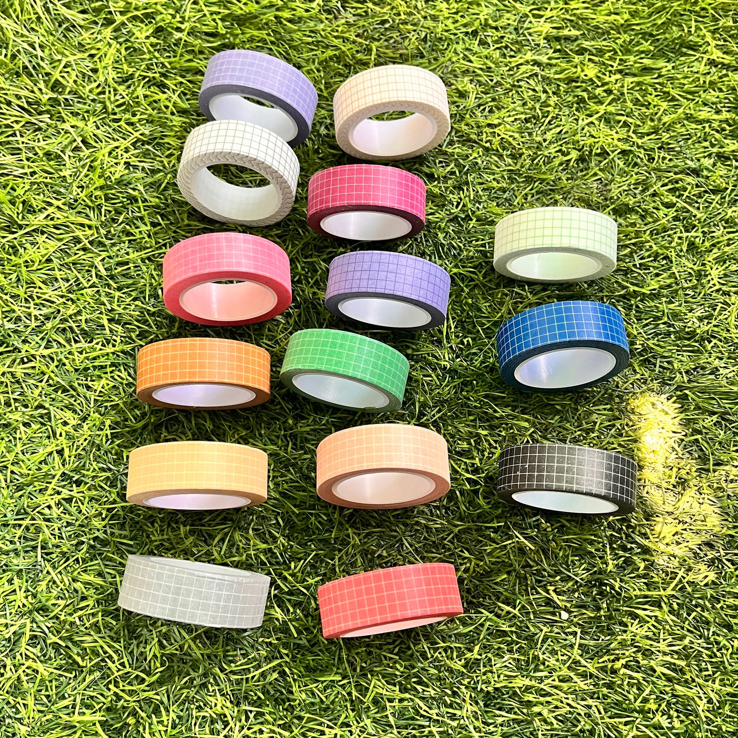 Colorful Grid DIY Scrapbooking Diary Washi Tape: 15mm*10m