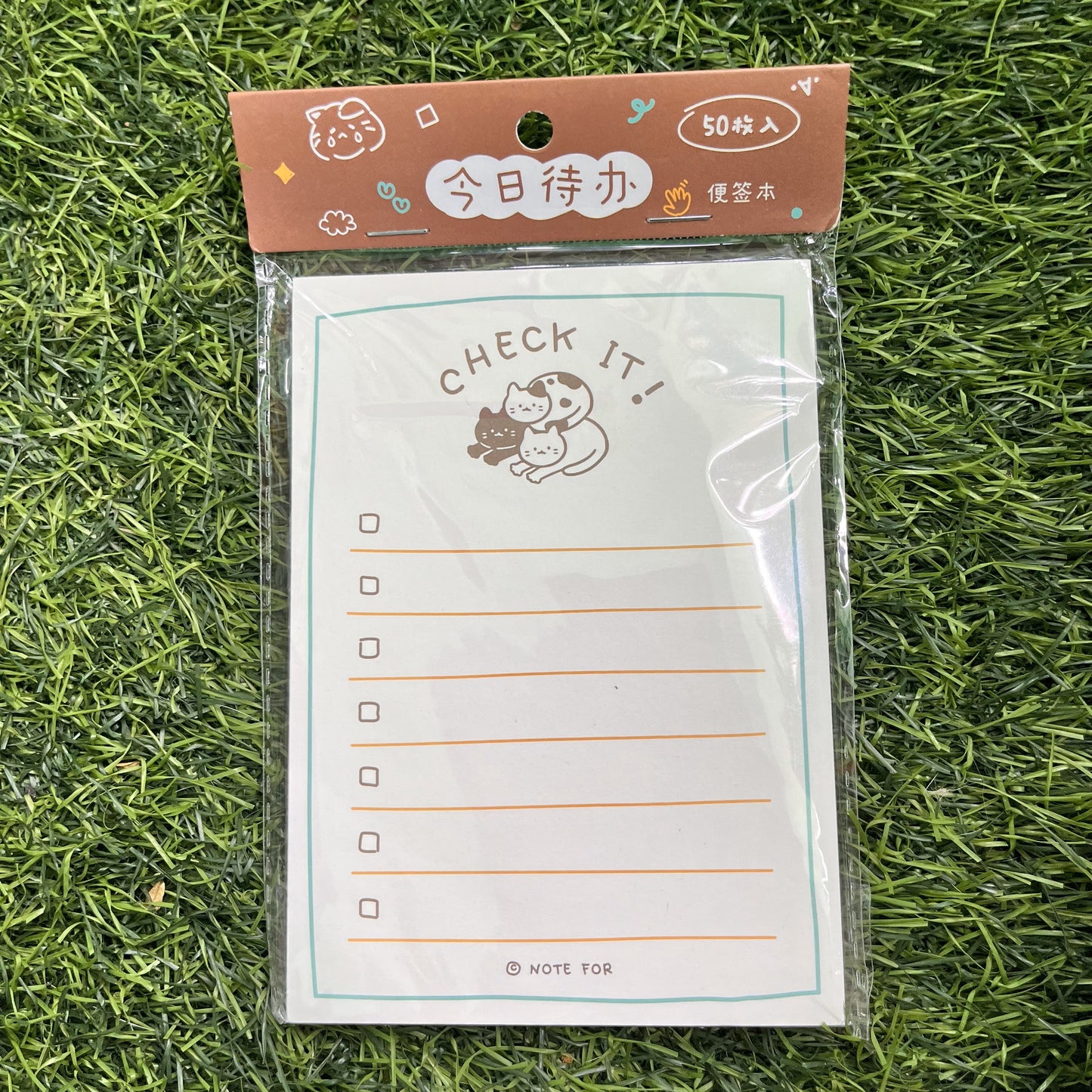 Kawaii memo pads ( non sticky) montly and weekly planners