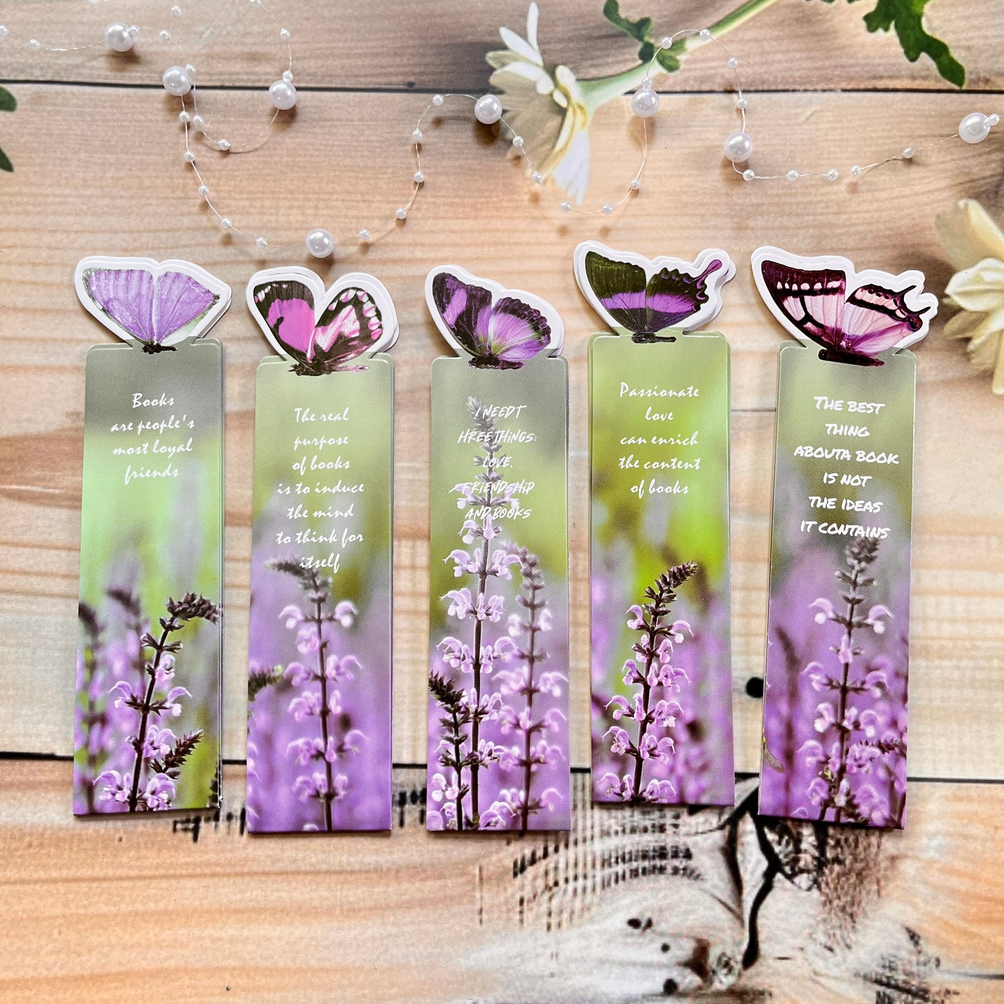 1 Pc 3D Pretty Butterfly Series Bookmark