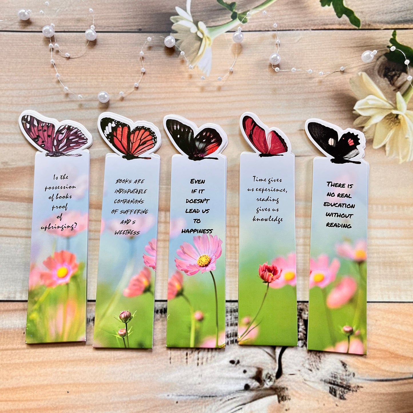 1 Pc 3D Pretty Butterfly Series Bookmark