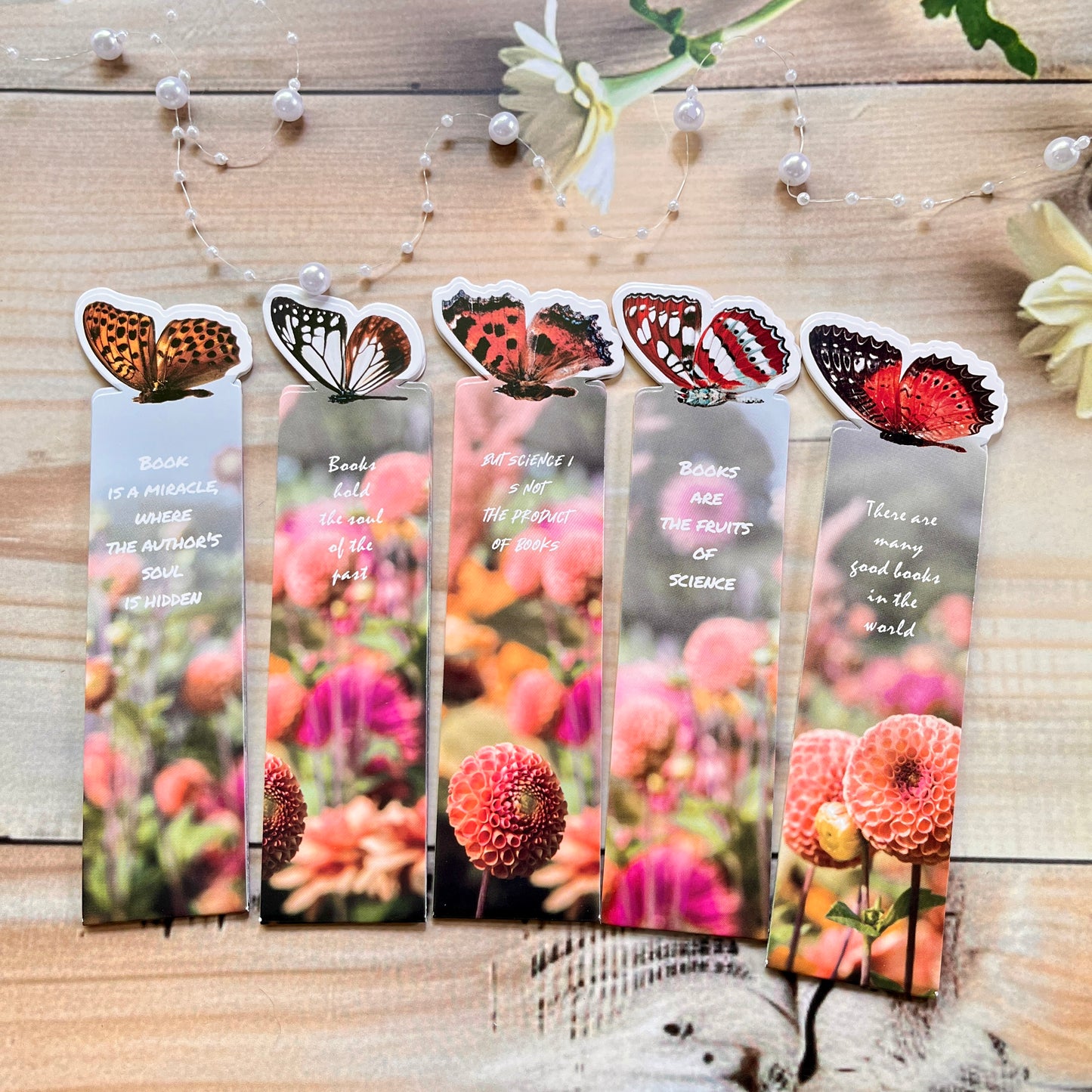 1 Pc 3D Pretty Butterfly Series Bookmark