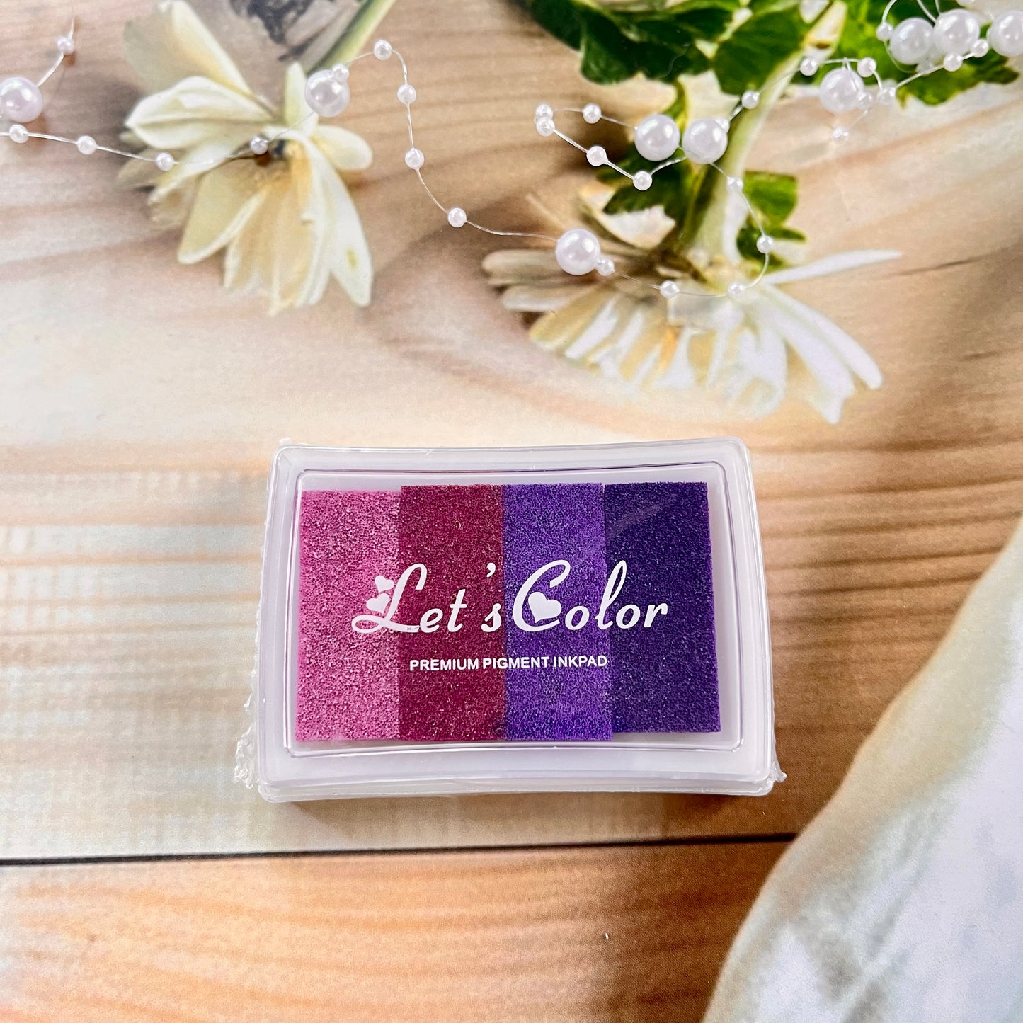 1pc Cute Gradient Stamp Ink Pad