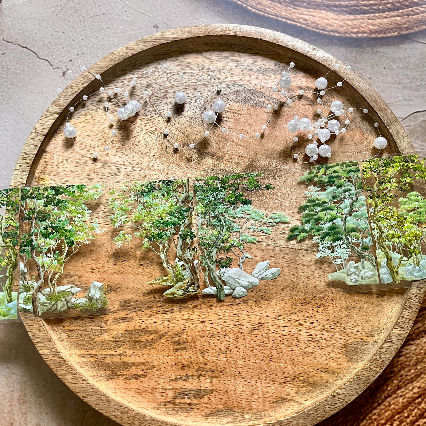 Lush Green Forest Trees Large Pet Tape for Journaling