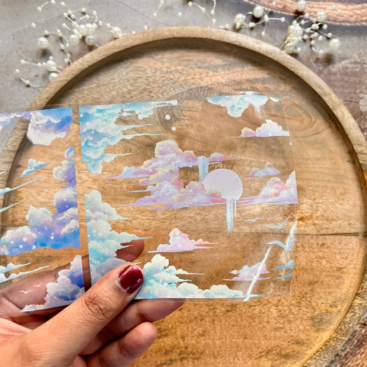 Cloud Dreams Shallow Song Large PET Landscaping Tape