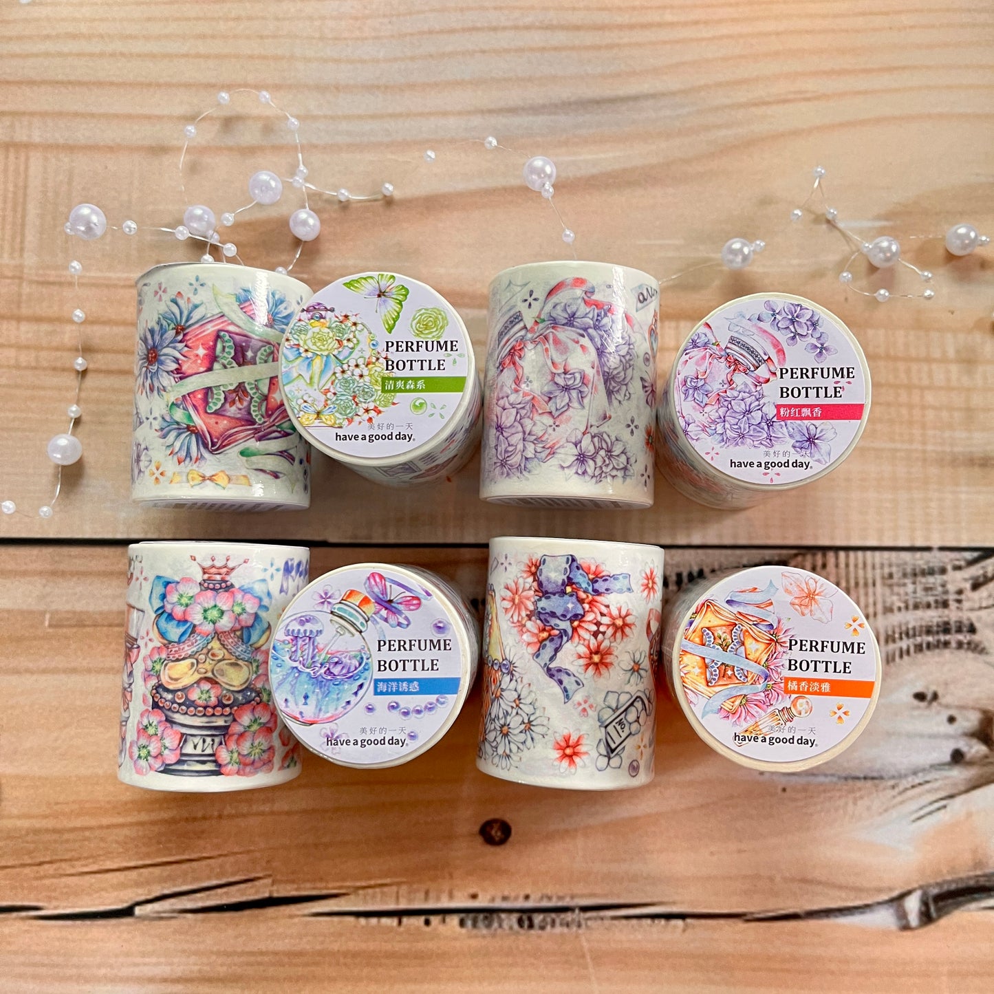 1 Roll Perfume Glaze Series Special Oil Washi Tape