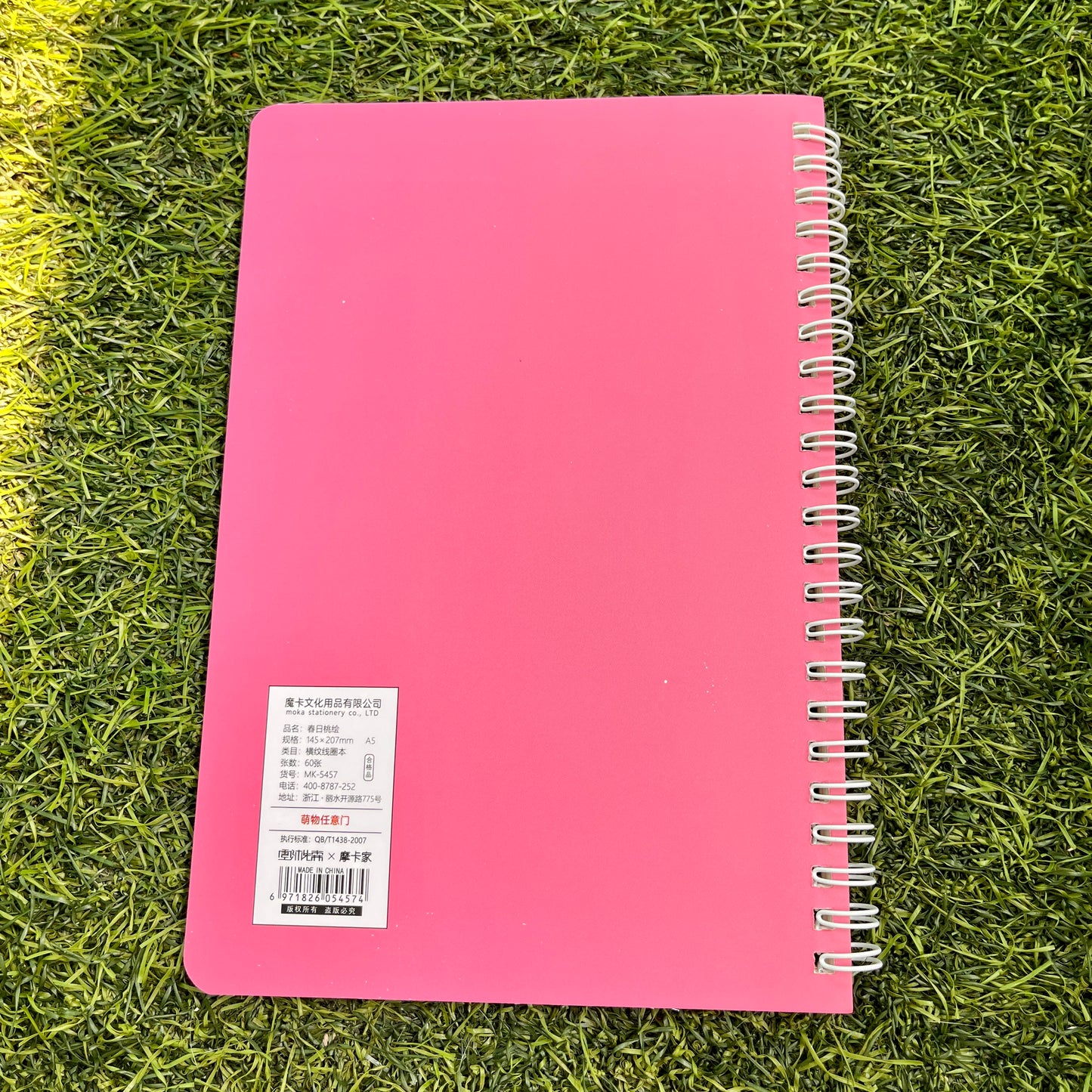 A5 Kawaii Korean spiral Coil Lined Notebook Cute School Supplies
