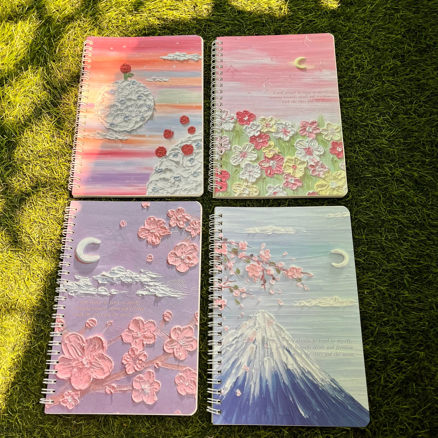 A5 Kawaii Korean spiral Coil Lined Notebook Cute School Supplies