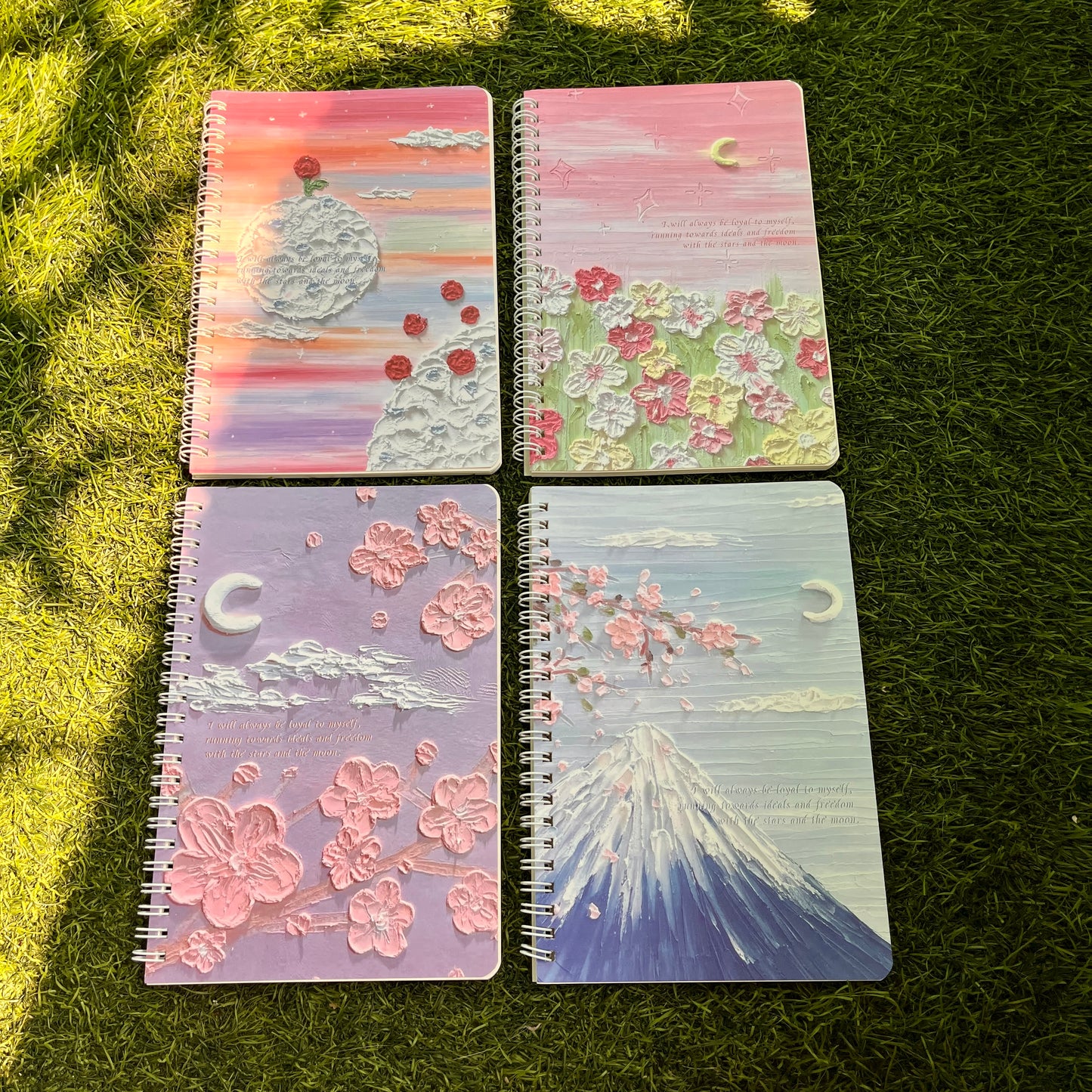 A5 Kawaii Korean spiral Coil Lined Notebook Cute School Supplies