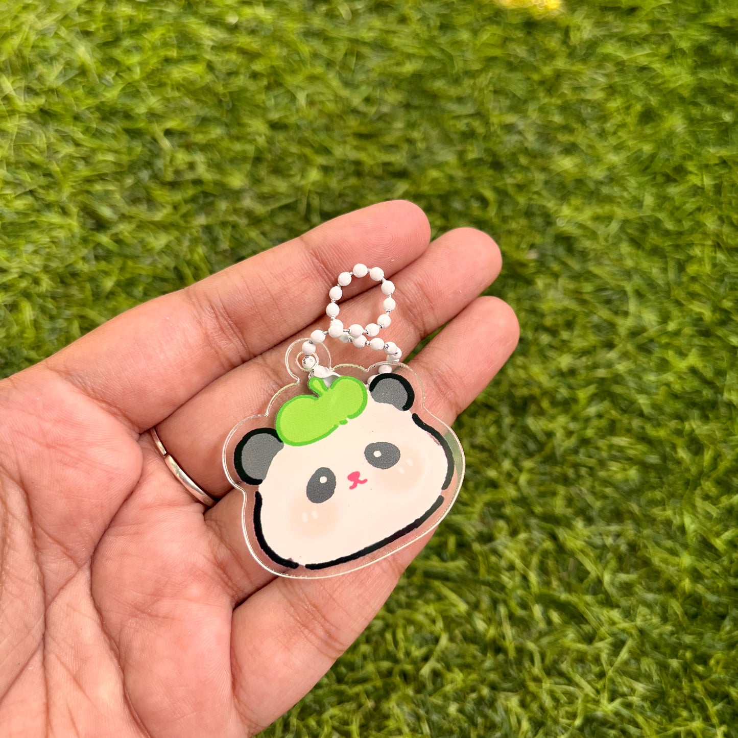1 Pc Cute Cartoon Acrylic Pendant Decoration Keychain charms