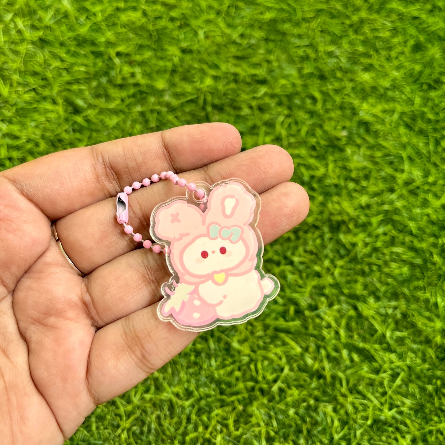 1 Pc Cute Cartoon Acrylic Pendant Decoration Keychain charms