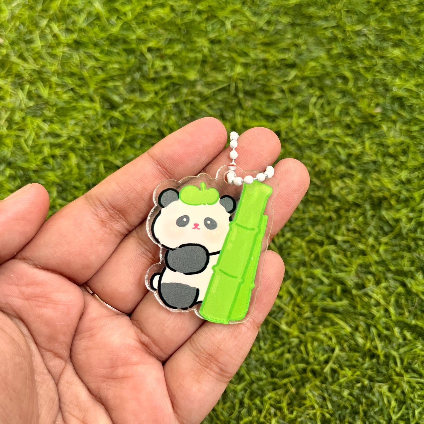 1 Pc Cute Cartoon Acrylic Pendant Decoration Keychain charms