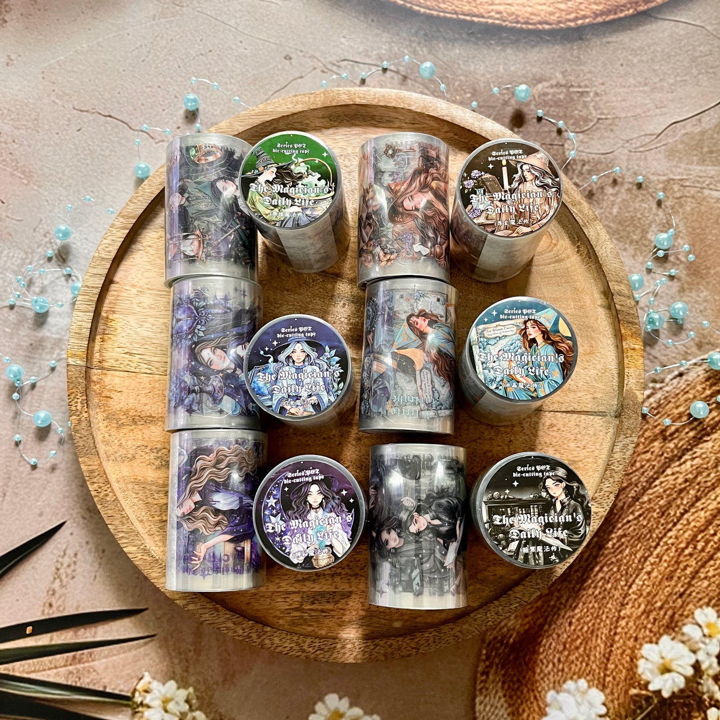 1 Roll Wizard's Everyday Collection Enchantment Character PET Tape