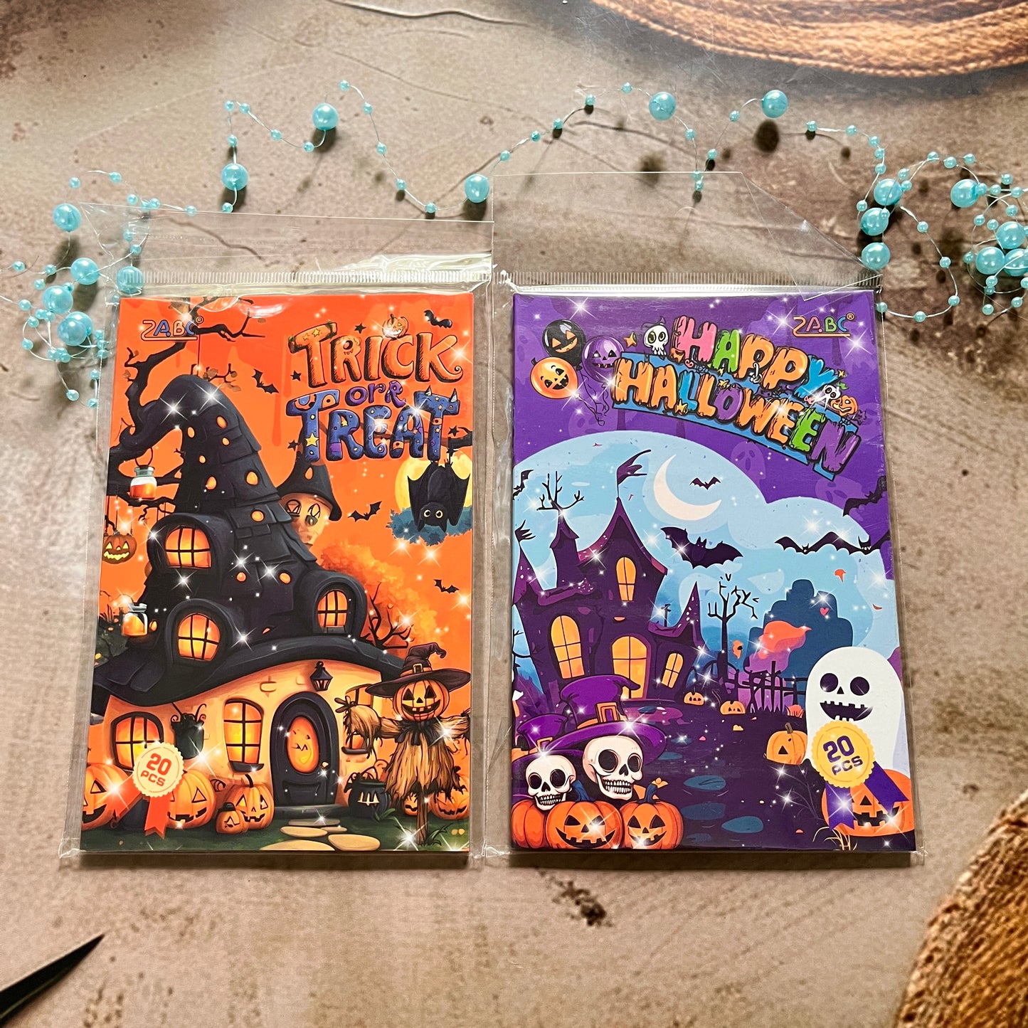 20 Sheets Halloween Castle Creative Sticker Book