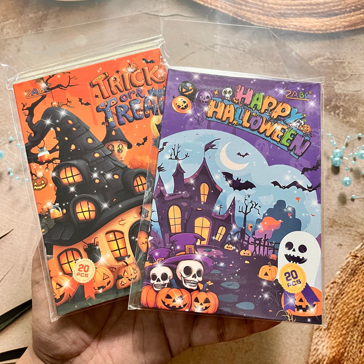 20 Sheets Halloween Castle Creative Sticker Book