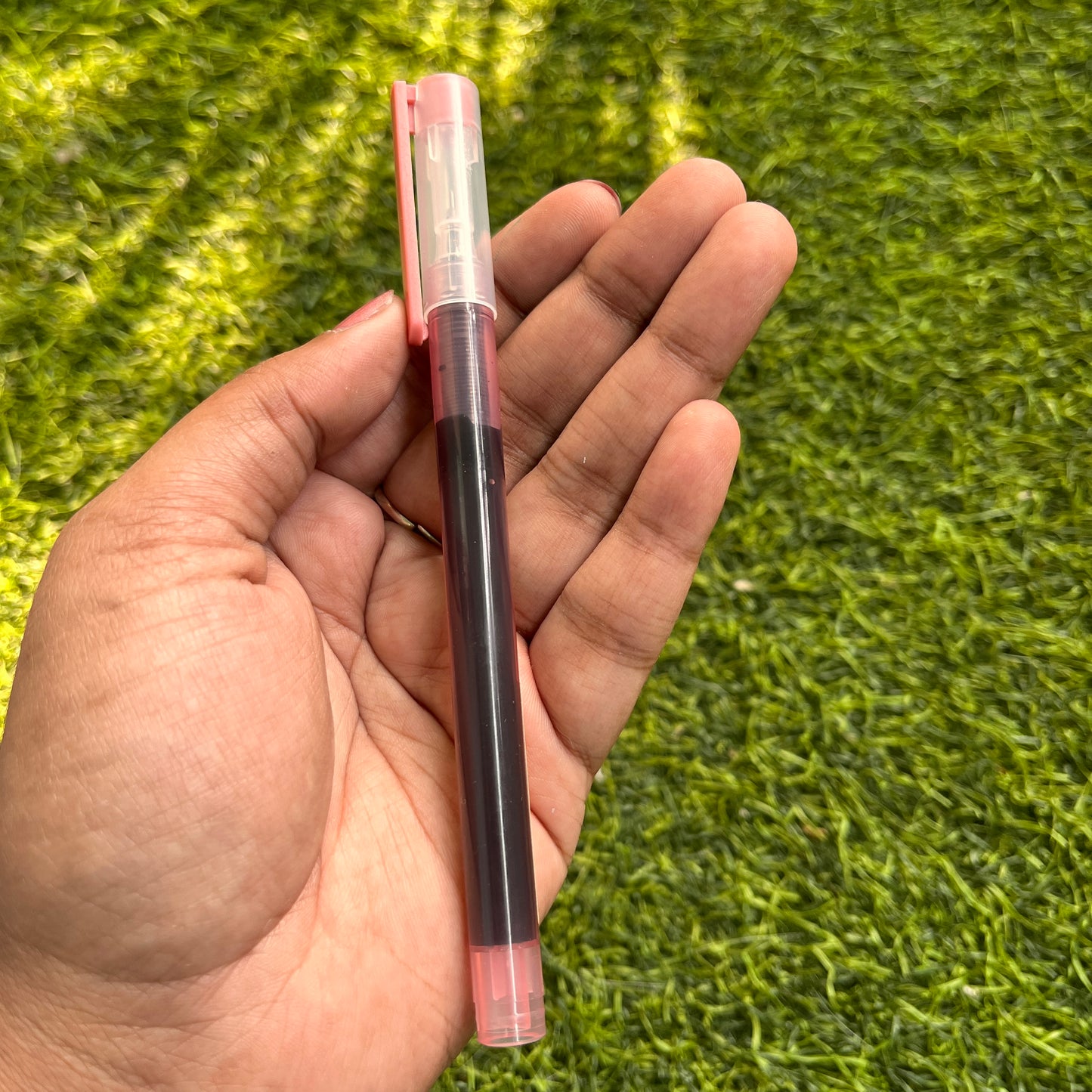1 Pc Allure Series Simple Multifunctional Press Gel Pen: 0.5mm Black Quick Dry