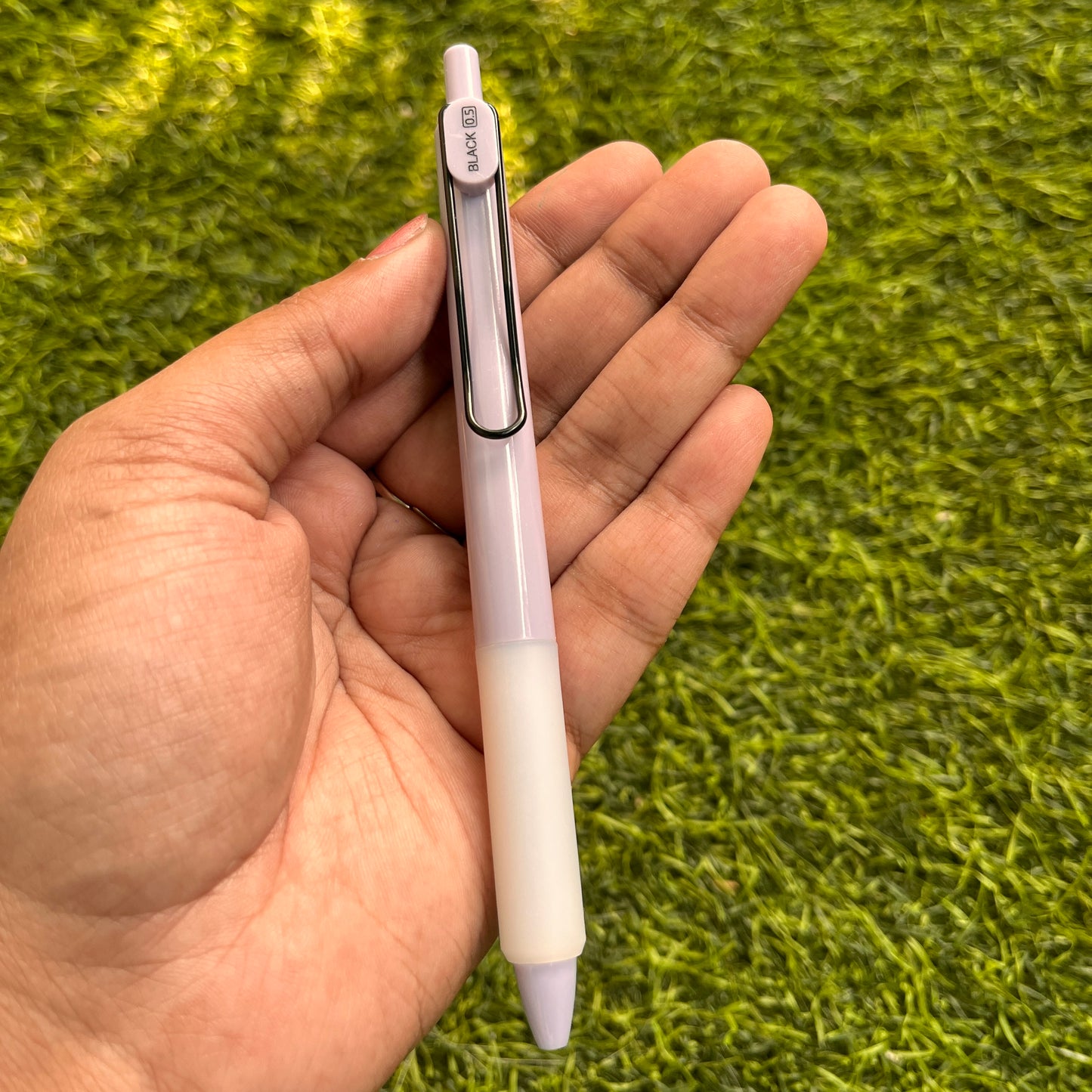 1 Pc Allure Series Simple Multifunctional Press Gel Pen: 0.5mm Black Quick Dry