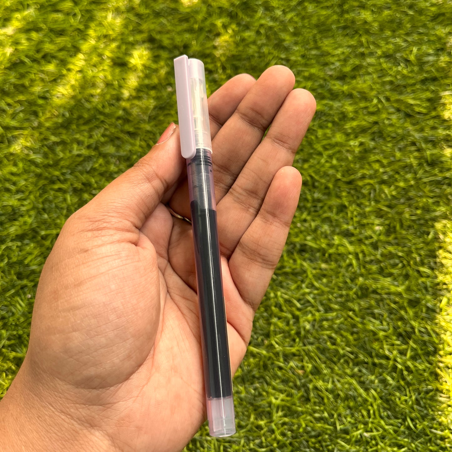 1 Pc Allure Series Simple Multifunctional Press Gel Pen: 0.5mm Black Quick Dry