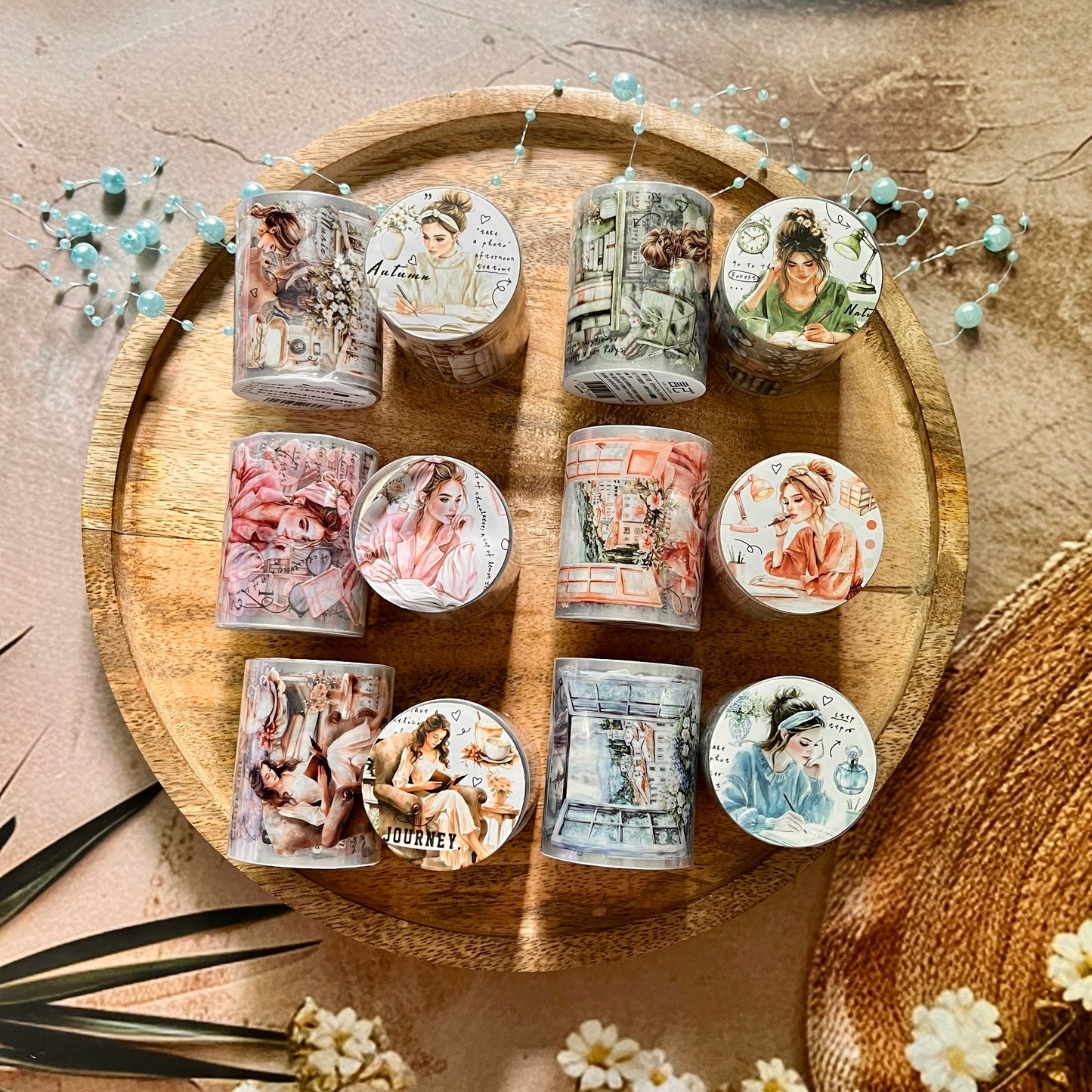 1 Roll Recess Series Daily Life Landscaping PET Tape