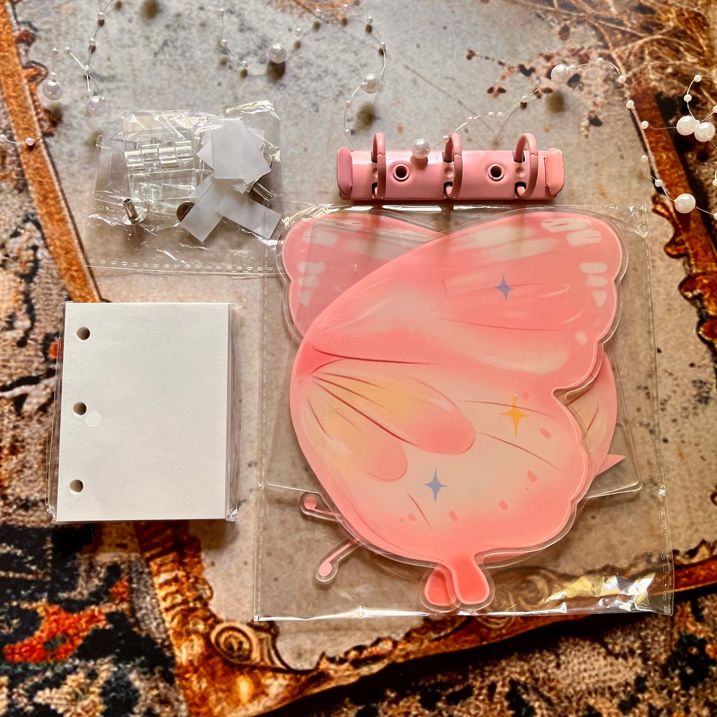 DIY Butterfly Mini Three-Ring Binder Kit – Build Your Own Journal