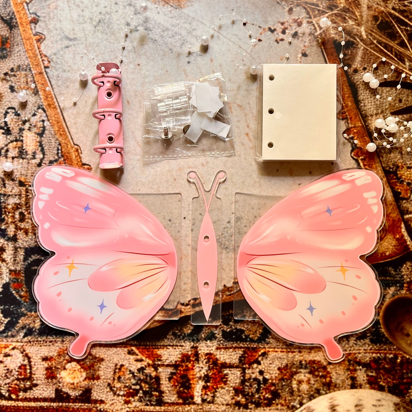 DIY Butterfly Mini Three-Ring Binder Kit – Build Your Own Journal