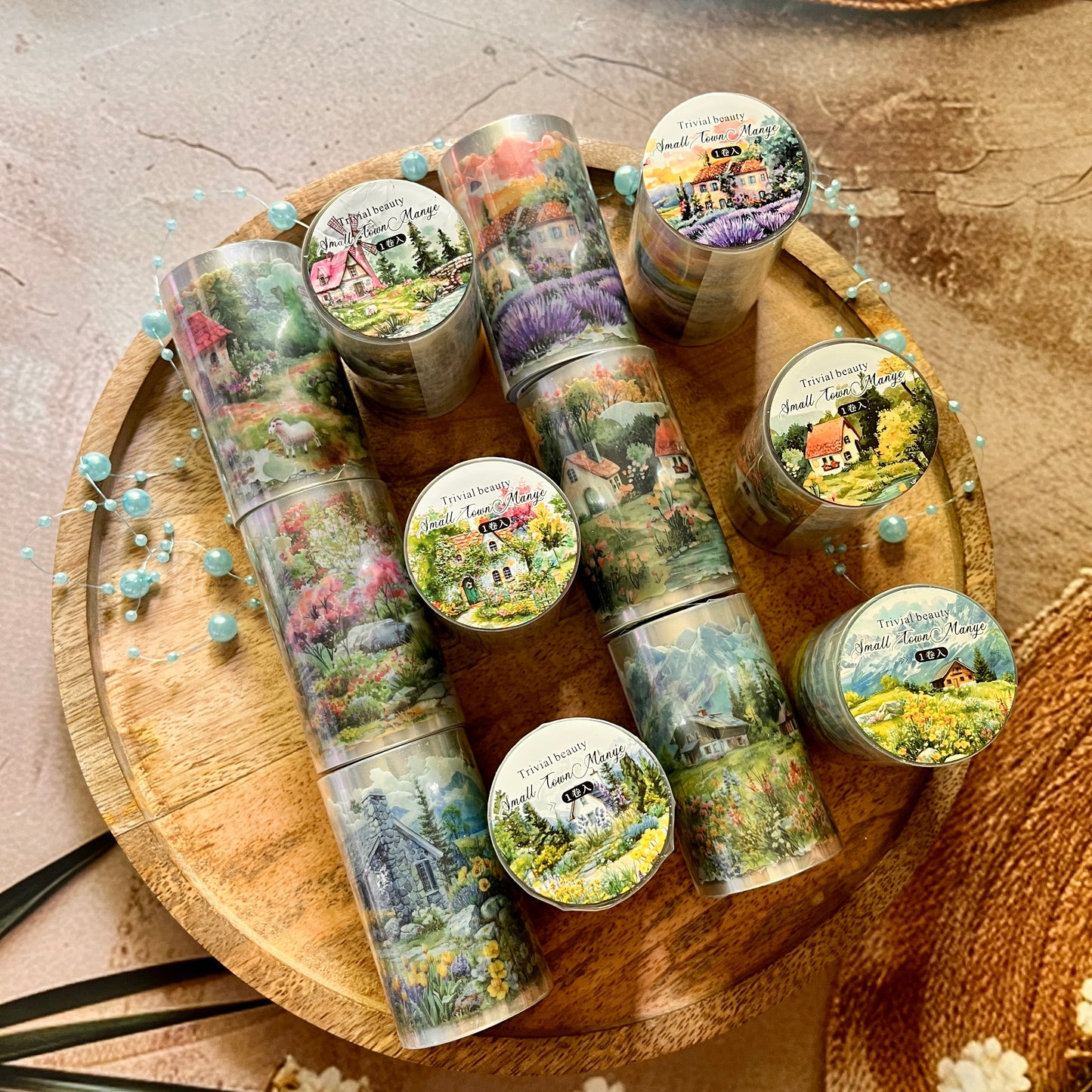2M Roll Small Town Wild Series PET Landscaping Tape