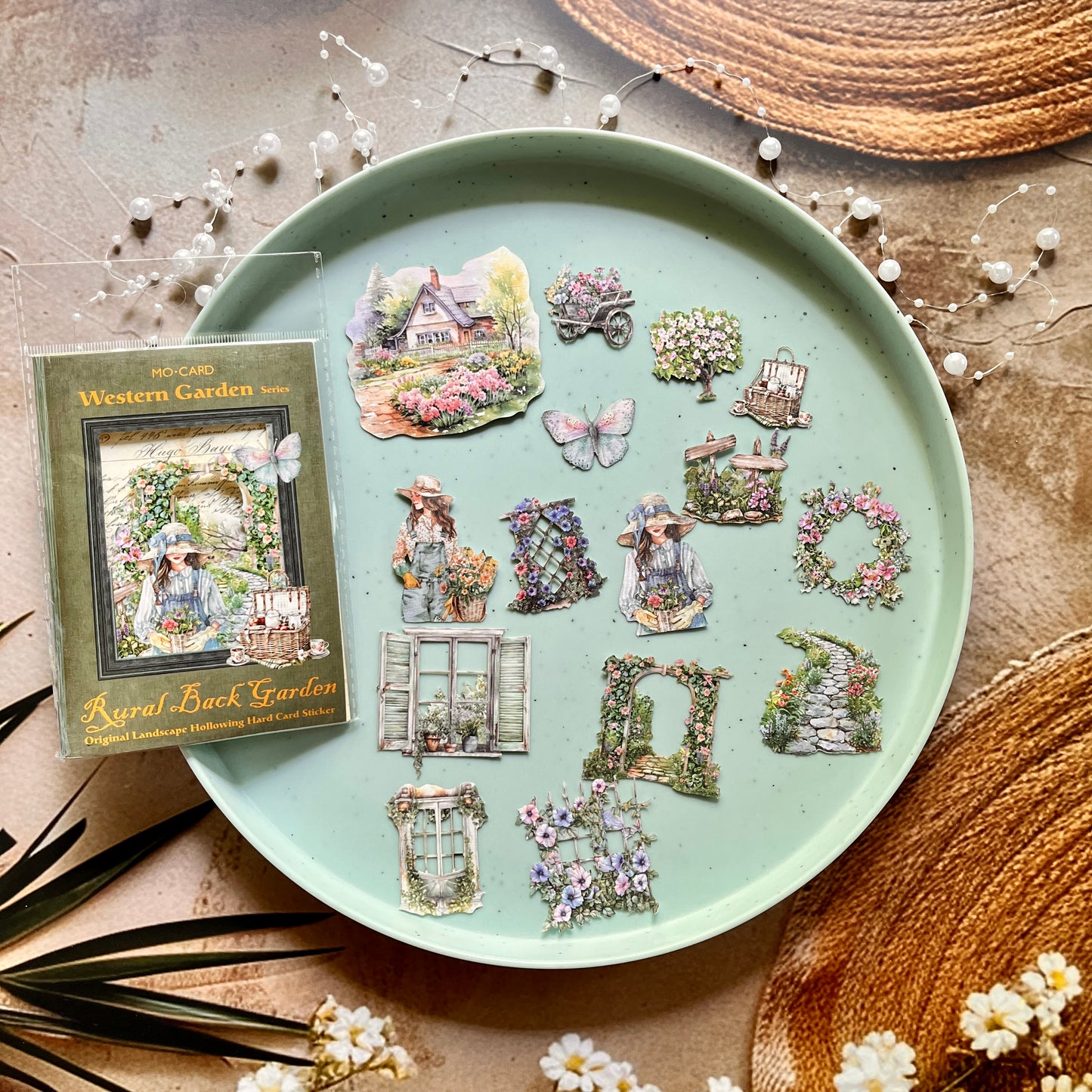 30 Pcs Sicily Garden Series Decorative stickers