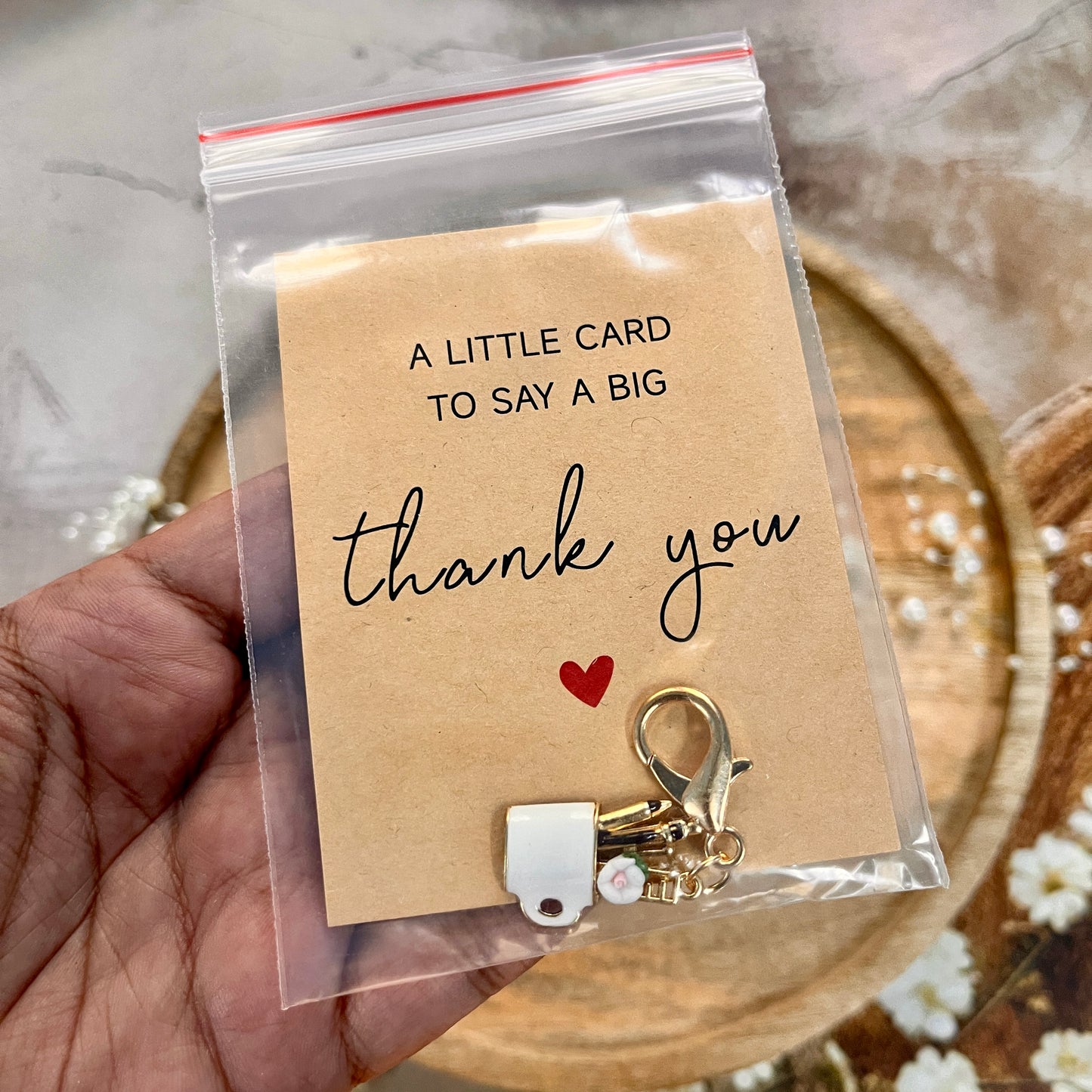 1 Pc Fun Pencil Holder Charm Pocket Hug Card Set Thank-You Gifts
