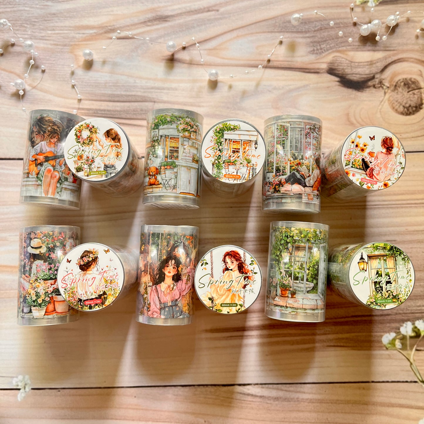 2M Roll Garden Landscaping Spring Time Series Character Pet Tape
