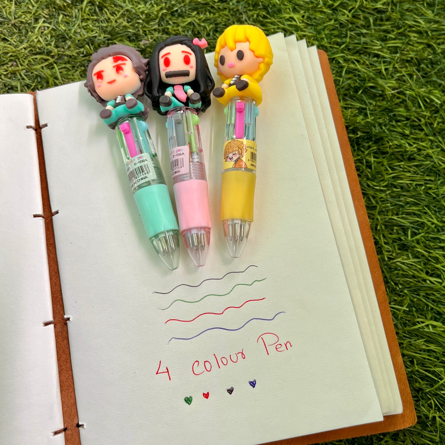 4 colors Demon Slayer 0.5mm gel ink pen