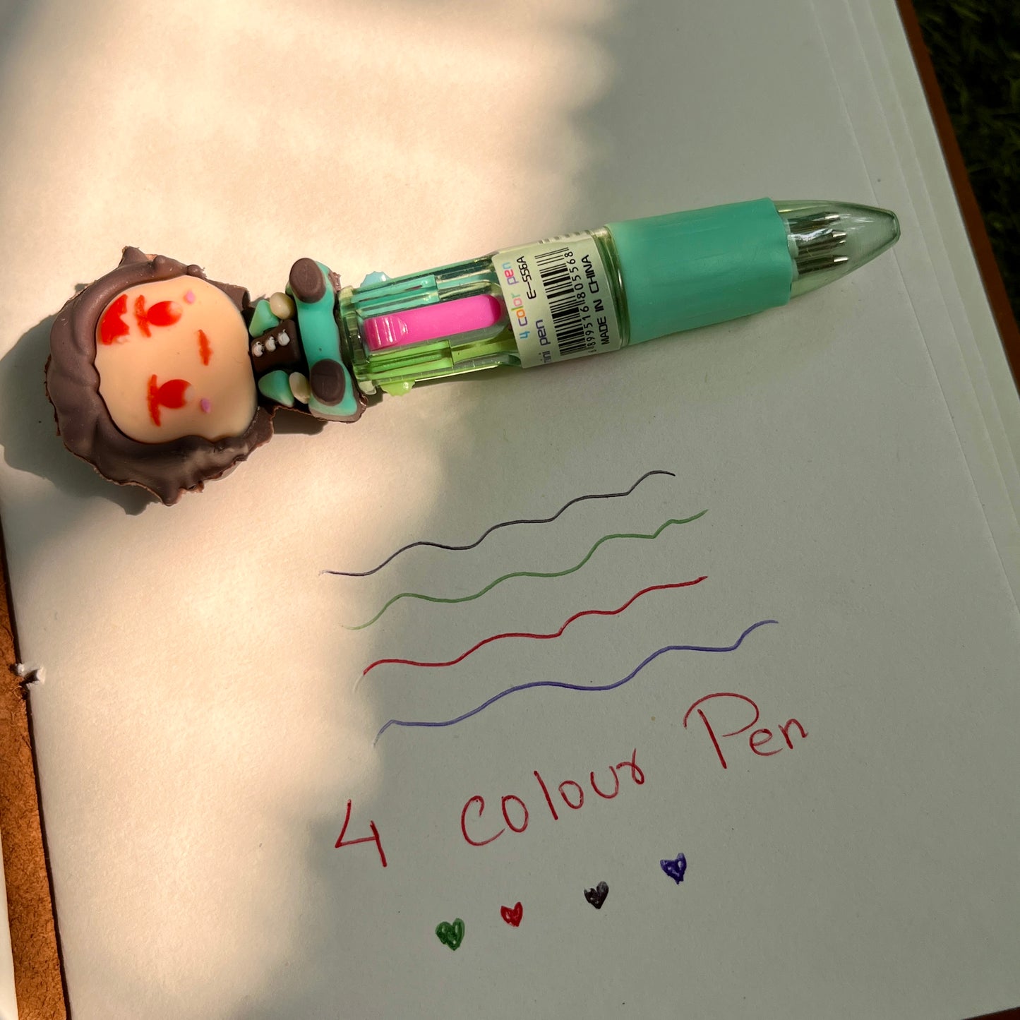 4 colors Demon Slayer 0.5mm gel ink pen