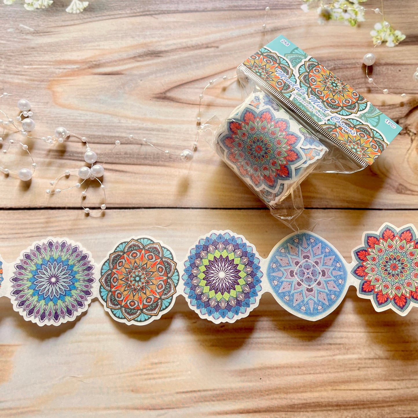 2M Roll washi shimmering sanding Mandala Search Series tape
