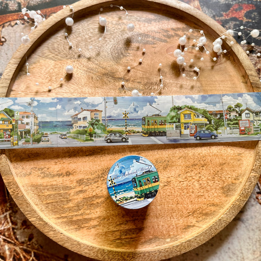 2M Roll Free Wind Series Vintage Natural Scene Landscape Pet Tape