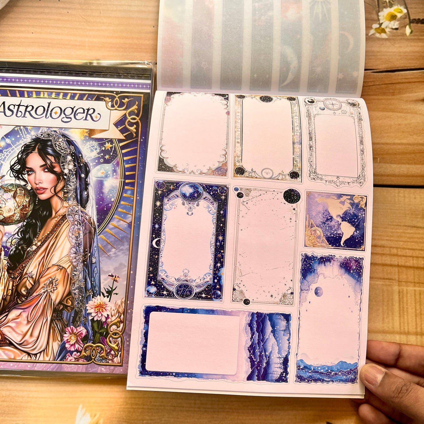20 Sheets Creative world of fantasy snow and Ice Sticker Book