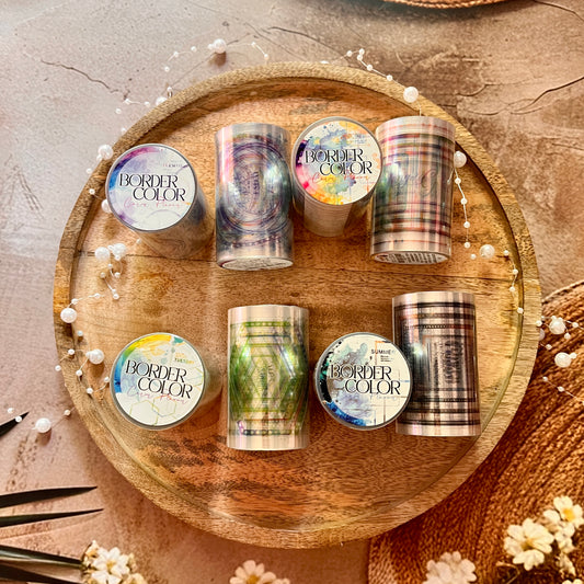 2M Roll Frame Color Series Basic Frame Pre Cut Pet Tape