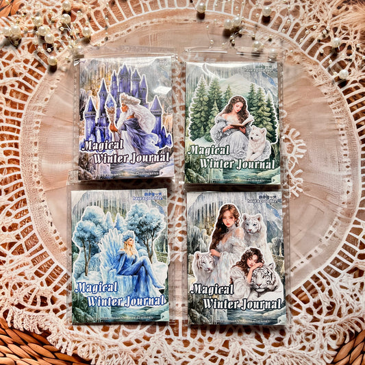 25 Pcs Enchanted Winter Series Winter themed Decorative Stickers